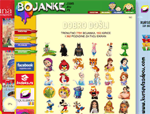 Tablet Screenshot of bojanke.com